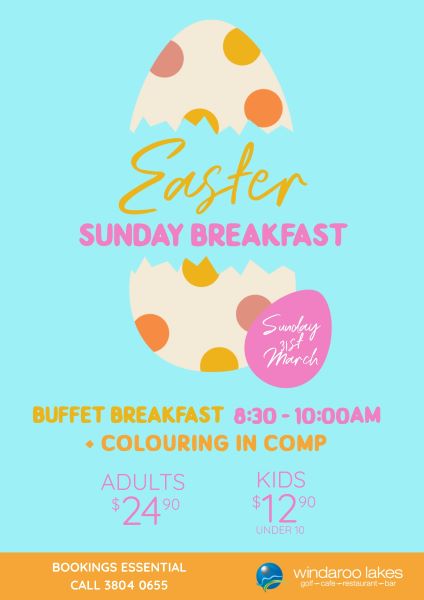 Easter Sunday Buffet Breakfast  Small